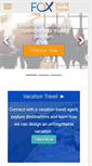 Mobile Screenshot of foxworldtravel.com